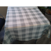 Laura Ashley Classic Gray White Plaid Check Tablecloth