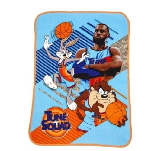 Space Jam A Legacy Soft Super Plush Throw Blanket 46" x 60" LeBron James