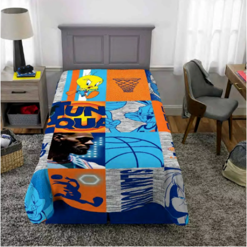 Space Jam  Legacy 62' x 90 Inch Super Soft Hiptobe Square Bed Blanket