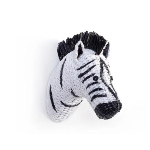 Marmalade™ Zebra Head Wall Decor in Black/White