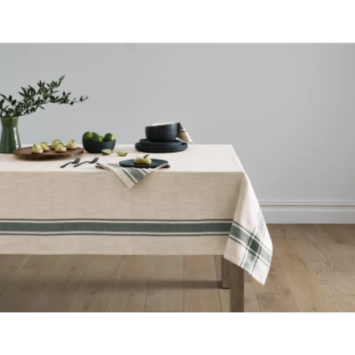 Our Table™ Ezra Border Stripe 60-Inch x 120-Inch Oblong Tablecloth