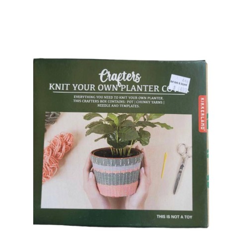 Knit Your Own Planter Cover Kit