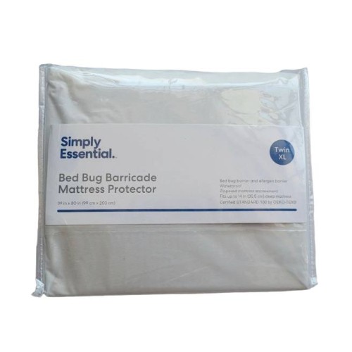 Simply Essential™ Bed Bug Barricade Twin XL Mattress Protector  39" W x 80" L