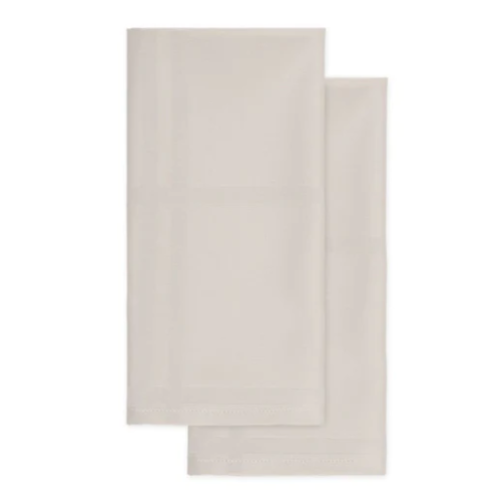 Simply Essential™ Solid Windowpane Napkins (Set of 2)