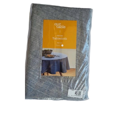 Our Table™  Round Navy Tablecloth