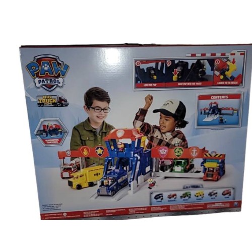 Spin Master Big Truck Pups Truck Stop HQ Transforming Playset