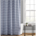 Simply Essential™ 72-Inch x 72-Inch Geo Petal Flower Shower Curtain in Blue