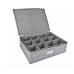 Our Table™ Quilted Mug Storage Case in Grey