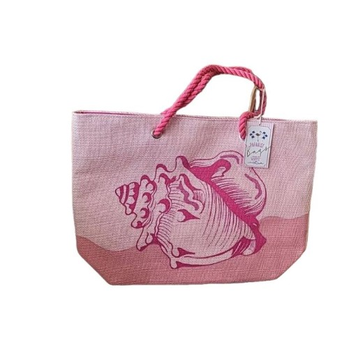 Paradise Bags Beach Tote Sea Shell (Pink)