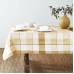 Bee & Willow™ Tonal Laminate Rectangular Tablecloth 60 x 102 Yellow Checkered