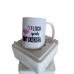 Flock Yeah Beaches 11 Ounce White Ceramic Tea Cup Flamingo Mug Flamingo Gift Funny Pun Mug