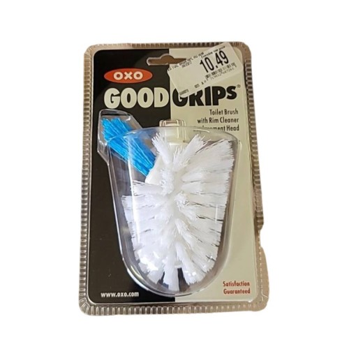 OXO Good Grips Toilet Brush With Rim Cleaner Replacement Head Refill