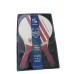 Paddle Ball Set (Red) 2 Wood Paddles & 2 Paddleballs - Silver One International