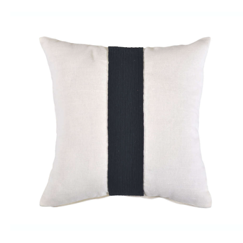 Everhome™ Tuxedo Stripe Linen Square Throw Pillow