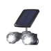  Roll over image to zoom in  Bell + Howell 7782 Spotlight Bionic Duo Motion-Sensing Solar Powered LED Black Black