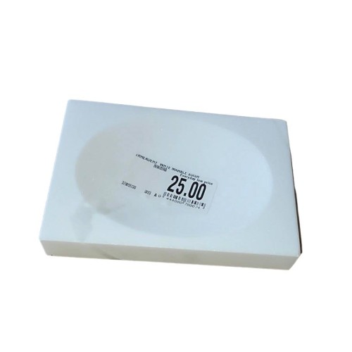 The Threadery™ White Marble Soap Dish