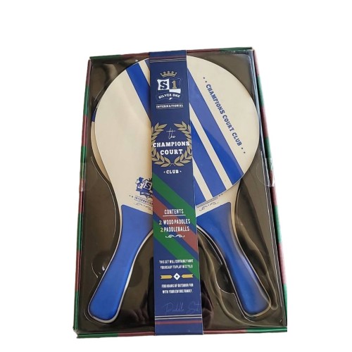 Silver One International Champions Court Club Paddleball Set Blue