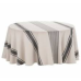 Our Table™ Ezra 70-Inch Round Variegated Stripe Tablecloth - Grey