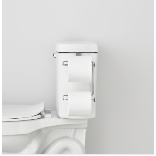 Simply Essential™ Over-the-Tank 2-Roll Toilet Paper Reserve in Chrome