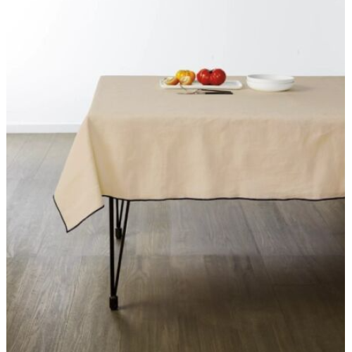 Studio 3B Chambray Tablecloth Contrast Stitch