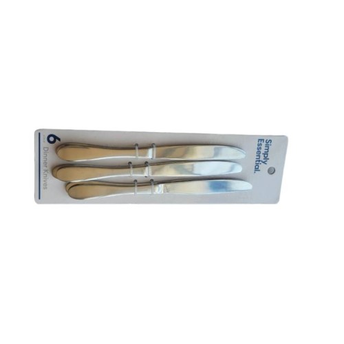 Simply Essential™ Stainless Steel Mirror Dinner Knife (Set of 6)