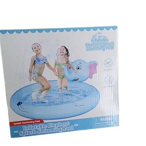 Inflatable Elephant￼ Spalash Swimming Pool 36Month+ Elephant Sprinkler￼