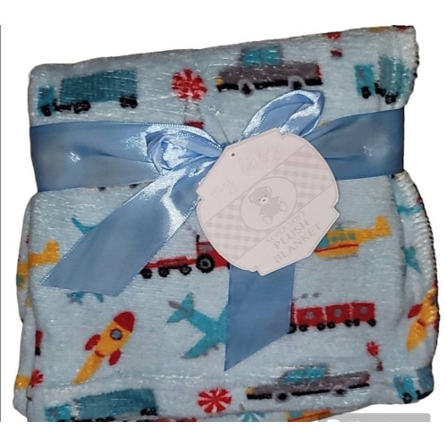 My Baby Super Soft Plush Baby Blankets 30”x 30”