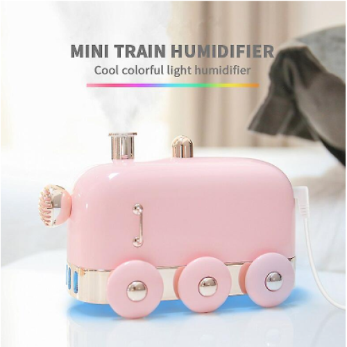  Retro Train Humidifier Ultrasonic Humidicador Mini