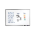 Foray® White Aluminum Frame Dry-Erase Board 24 x 36Inch With Marker 