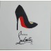 Fashion Designer Classy Black / Red Pump - Framed Print