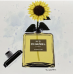 Fairchild Paris Chanel Bottle Sunflower Hanging Plaque