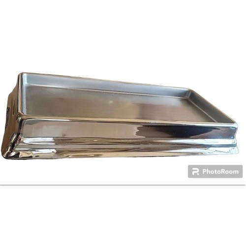 The Threadery™ Metal Tray in Chrome