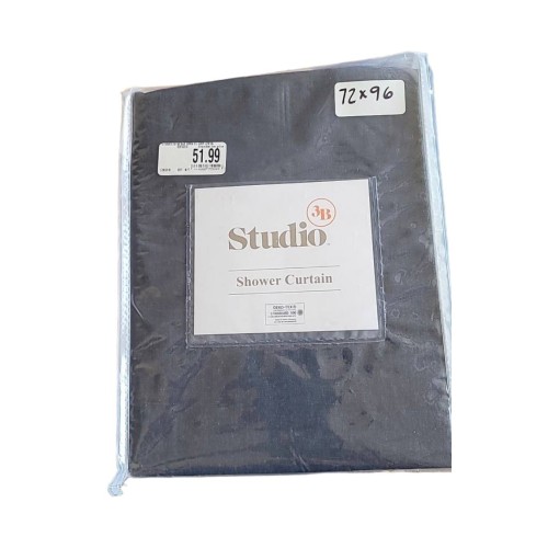 Studio 3B Benji Ombre Shower Curtain - Granite Gray