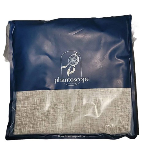 Phantoscope Textural Faux Linen Series Decorative Throw Pillow, 12" x 20"