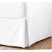 Everhome™ Sateen Cotton Twin Bed Skirt in White