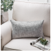 Phantoscope Textural Faux Linen Series Decorative Throw Pillow, 12" x 20"