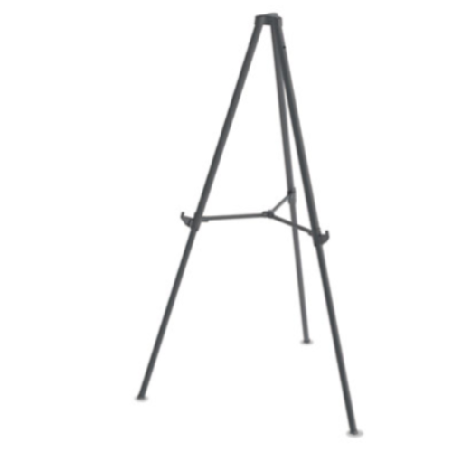 Quantum Heavy Duty Display Easel, 35.62″ – 61.22″H, Plastic, Black