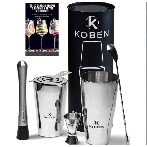 PROFESSIONAL BOSTON BARTENDER SET (KOBEN)