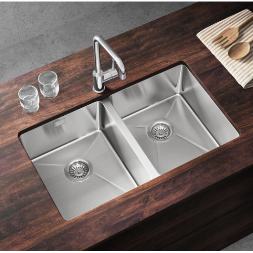 Undermount Stainless Steel Kitchen Sink & Waste Kit 