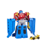 Transformers Optimus Prime Jumbo Jet Wing Racer Playset with 4.5-inch Bumblebee Racecar Action Figure Converting Toys, Ages 3 and Up, 15-inch