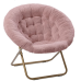 Milliard Cozy Chair/Faux Fur Saucer Chair for Bedroom/X-Large (Pink)