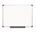 MasterVision® Value Lacquered Steel Magnetic Dry Erase Board, 36 x 48, White, Aluminum Frame