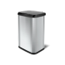 GLAD 20 Gal Stainless Steel Sensor Kitchen Garbage Can With Clorox Odor Protection Lid