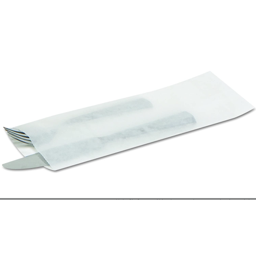 Packaging Dynamics 300039 White Kraft Unprinted Silverware Bag, 10" Length x 2-3/4" Width (Case of 2,000)