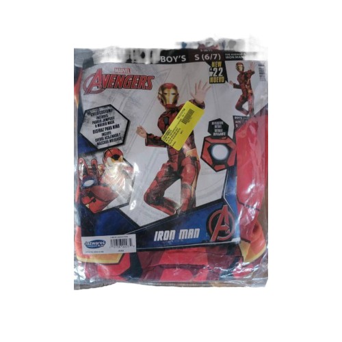 Iron Man Boys Muscle Costume S  Kids Child Dress Up Halloween Marvel Avengers