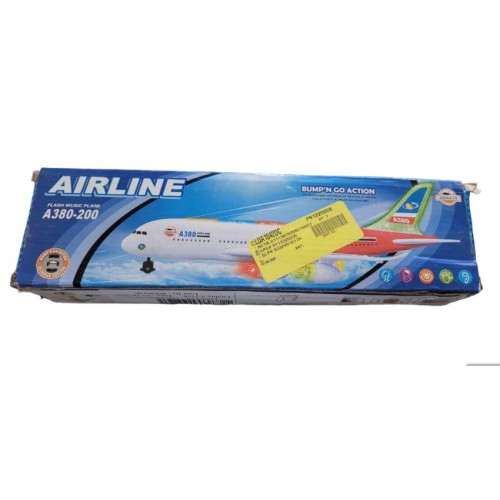 Mr. Gadget Solution® Special Kids Electric Toys with Light Music Airplane Airbus Bump &Go Toy