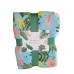 Tropical Paradise Flamingo Palm Throw Super Soft Flannel Blanket 50” x 60”