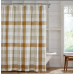 Bee & Willow™ 72-Inch x 72-Inch Tonal Check Shower Curtain in Gold