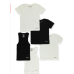 Isotoner Boy Cotton Blend Undershirt Tank Top And T-shirt Style Five  Tagless