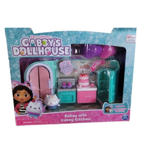 Gabby's Dollhouse Bakey with Cakey Kitchen